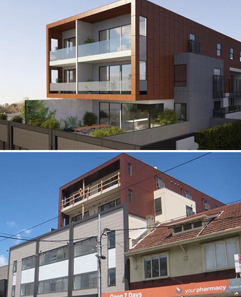 Fotoinet bangunan tak sesuai ekspektasi