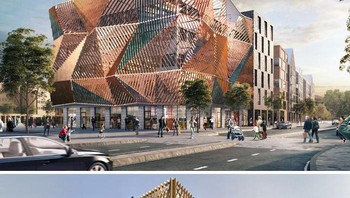 Spektrum Di Nya Hovas. Gambar render vs hasil sebenarnya. Foto: Boredpanda