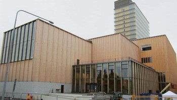 Desain Pusat kebudayaan Sara i Skellefteå, Swedia. Pada kenyataannya terlihat sangat menyedihkan. Foto: Boredpanda