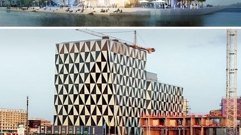 Perbedaan mencolok antara desain reneder dengan kenyataannya. Prisma, Helsingborg, Swedia. Foto: Boredpanda