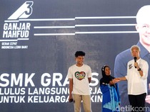 Momen Ganjar Luncurkan SMK Gratis untuk Keluarga Miskin