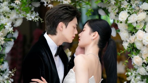 Ilustrasi drama Korea romantis.
