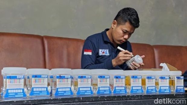 Kabag Bin Ops Ditresnarkoba Polda Jatim AKBP Harsono.