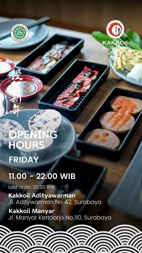 Kakkoii Japanese BBQ & Shabu-Shabu Surabaya.