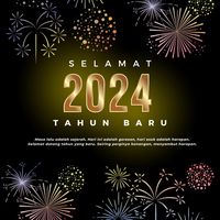 20+ Kartu Ucapan Tahun Baru 2024 Keren Dan Unik Serta Link Downloadnya