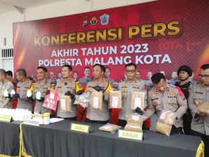 Polresta Malang Kota Tuntaskan 1.086 Perkara di 2023