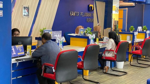 Suasana KPP Pratama Kupang beberapa waktu lalu.