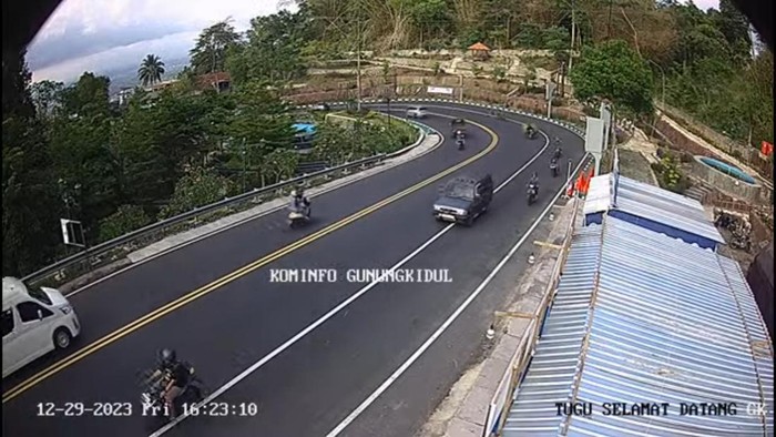 Kondisi tanjakan Hargodumilah pada Jumat sore (29/12/2023).