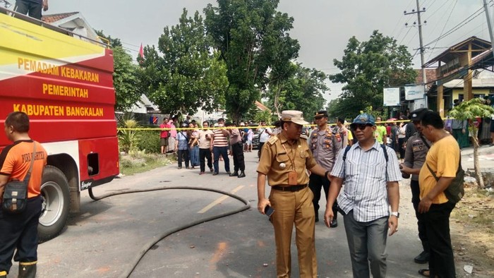 ledakan di kamal bangkalan madura sebabkan 1 tewas