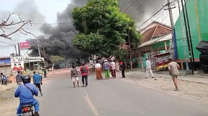 ledakan di kamal bangkalan madura sebabkan 1 tewas