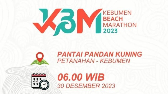 Logo Kebumen Beach Half Marathon 2023