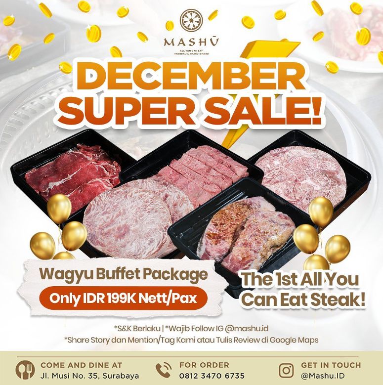 Mashu Yakiniku & Shabu-Shabu di Surabaya.
