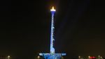 Melihat Keindahan Video Mapping Monas