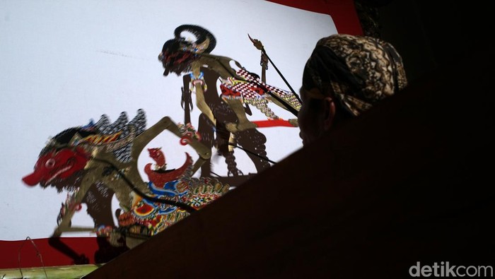 Pertunjukan wayang kulit di Yogyakarta