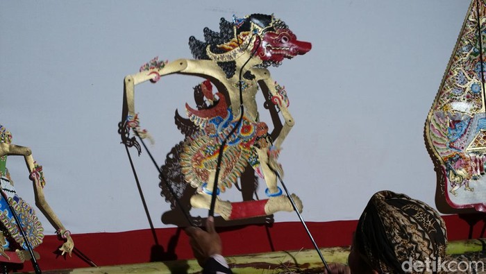 Pertunjukan wayang kulit di Yogyakarta