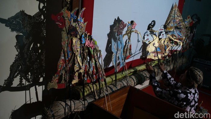 Pertunjukan wayang kulit di Yogyakarta