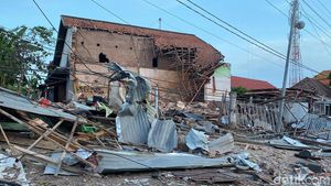 Bukti Dahsyatnya Ledakan Mortir di Bangkalan