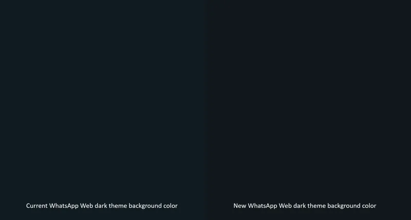 Tampilan baru WhatsApp Web Dark Mode
