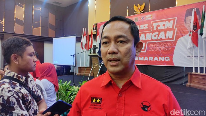 Ketua DPC PDI Perjuangan Kota Semarang, Hendrar Prihadi saat ditemui Jumat (29/12/2023).