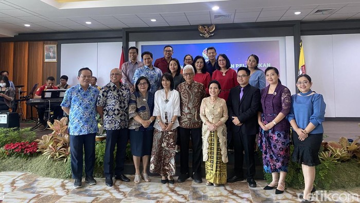Acara serah terima jabatan Direktur Utama serta Direktur Umum dan SDM Rumah Sakit Panti Rapih Yogyakarta, Sabtu (30/12/2023).
