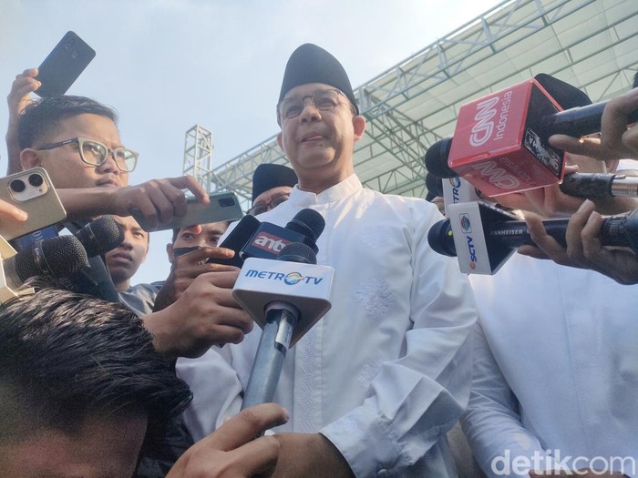 Anies Baswedan di Tuban, Jawa Timur (Dwi R/detikcom)