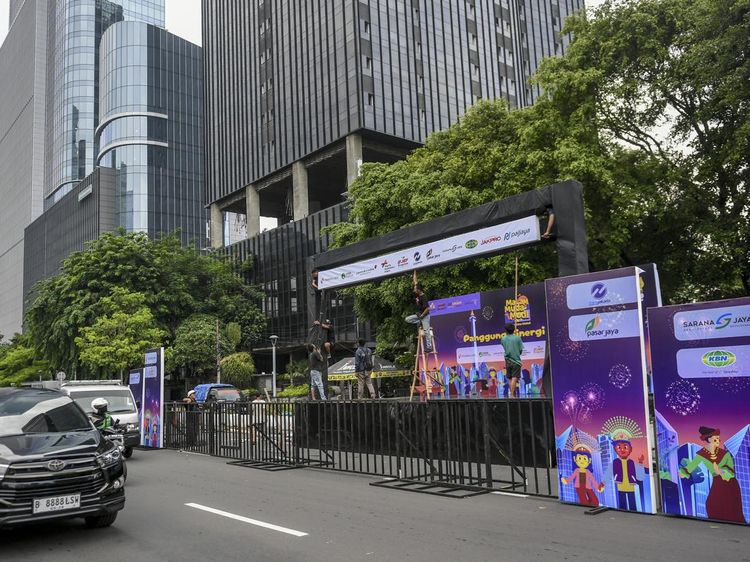 Bakal Ada 12 Panggung Tahun Baru di Sudirman-Thamrin, Begini Persiapannya
