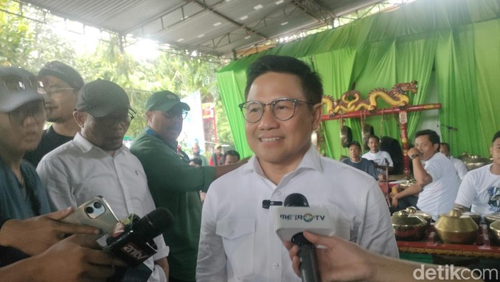 Calon wakil presiden nomor urut 1 Muhaimin Iskandar (Cak Imin) (Dwi Rahmawati/detikcom)