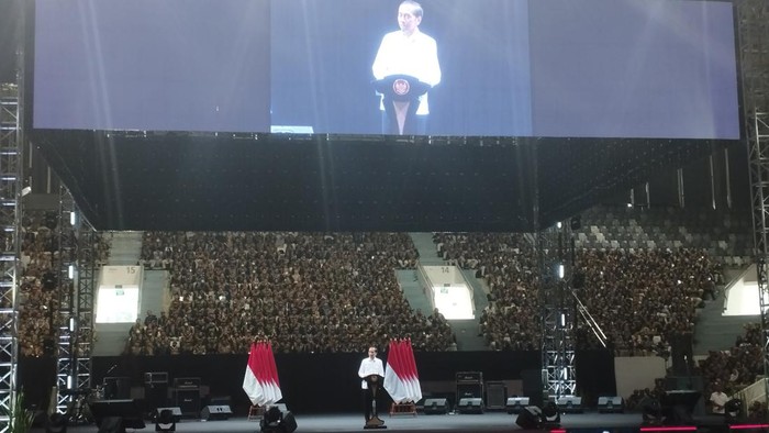 Jokowi di Acara KPU