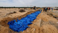 Juru bicara Kementerian Kesehatan Gaza, Ashraf al-Qudra, seperti dilansir AFP, menyebut sedikitnya 210 orang tewas di Jalur Gaza dalam 24 jam terakhir. REUTERS/MOHAMMED SALEM
