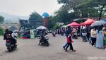Menengok Pasar Tumpah di Lahan Kampung Gajah yang Telah Mati