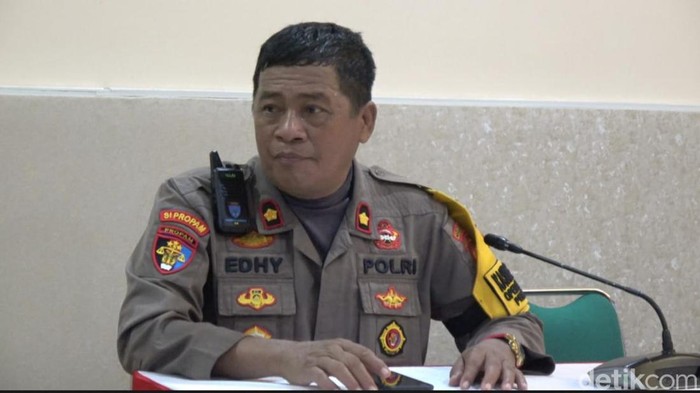 Kasi Propam Polrestabes Makassar Kompol Edhy Supriadi. Reinhard/detikSulsel