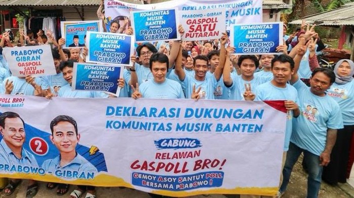 Komunitas Musik Banten Nyatakan Dukungan ke Prabowo-Gibran