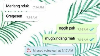 Waduh alamat dipotong uang bulanan dari bapak. Foto: Twitter