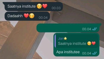 Saatnya institut karena sudah malam... Foto: Twitter