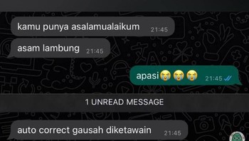 Masalah Assalamualaikum di perut, maksudnya asam lambung. Foto: Twitter