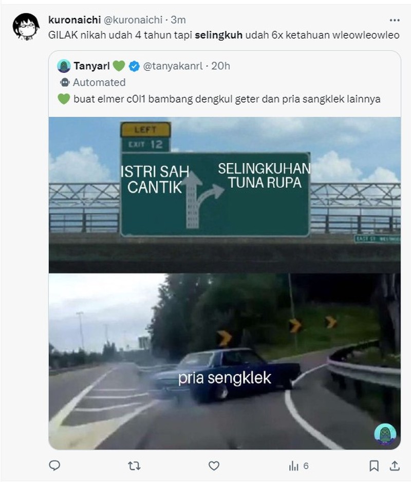 Kabar sedih menimpa seleb TikTok, Ira Nandha, yang diselingkuhi suaminya seorang pilot. Hal ini mengundang perhatian netizen. Banyak yang membuat memenya.