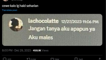 Bener apa bener nih? Foto: (Twitter).