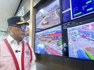 Menhub Pastikan Distribusi Sembako di Tanjung Emas Berjalan Baik Saat Nataru