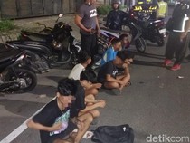 6 Anak Muda di Denpasar Ditangkap Polisi gegara Balap Liar, 4 Motor Disita