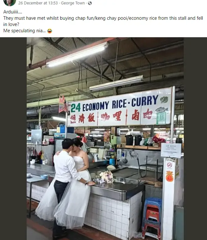Unik! Pasangan Ini Pilih Foto Prewedding di Pasar Tradisional