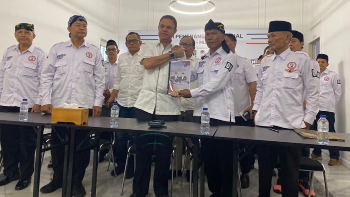Timnas AMIN resmikan satgas pemantau di TPS (Wildan/detikcom)