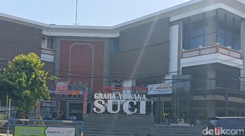 Gedung Graha Yowana Suci, Jalan Hasanudin Nomor 30 Denpasar, Bali pada Sabtu (30/12/2023). (Ni Made Lastri Karsiani Putri-detikBali)