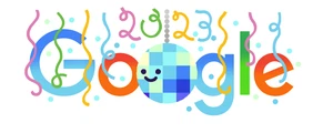 Kemeriahan Lampu Disko Google Doodle Jelang Tahun Baru 2024
