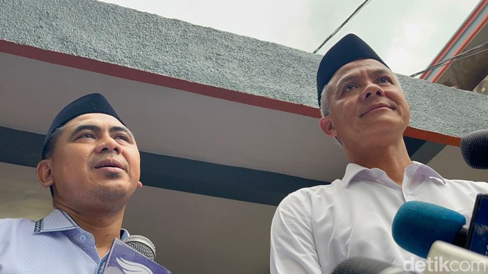 Gus Yasin dan Ganjar Pranowo (Anggi/detikcom)