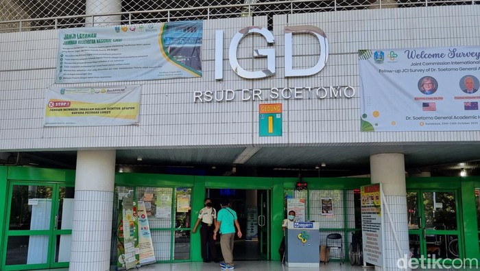 IGD RSUD dr Soetomo di Surabaya.
