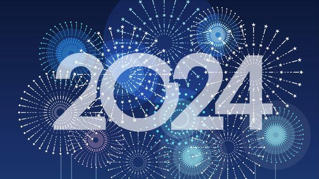 Kartu Ucapan Tahun Baru 2024