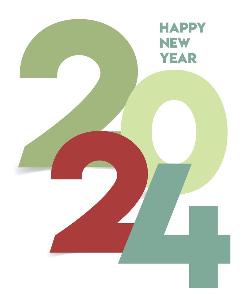 Kartu Ucapan Tahun Baru 2024