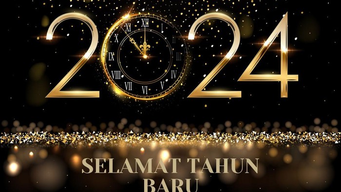 Kartu Ucapan Tahun Baru 2024