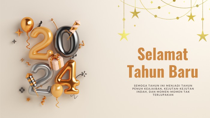 Kartu Ucapan Tahun Baru 2024