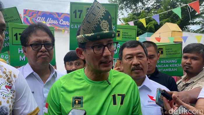 Ketua Bapilu PPP Sandiaga Uno optimis Sumsel jadi penambah suara Ganjar-Mahfud.